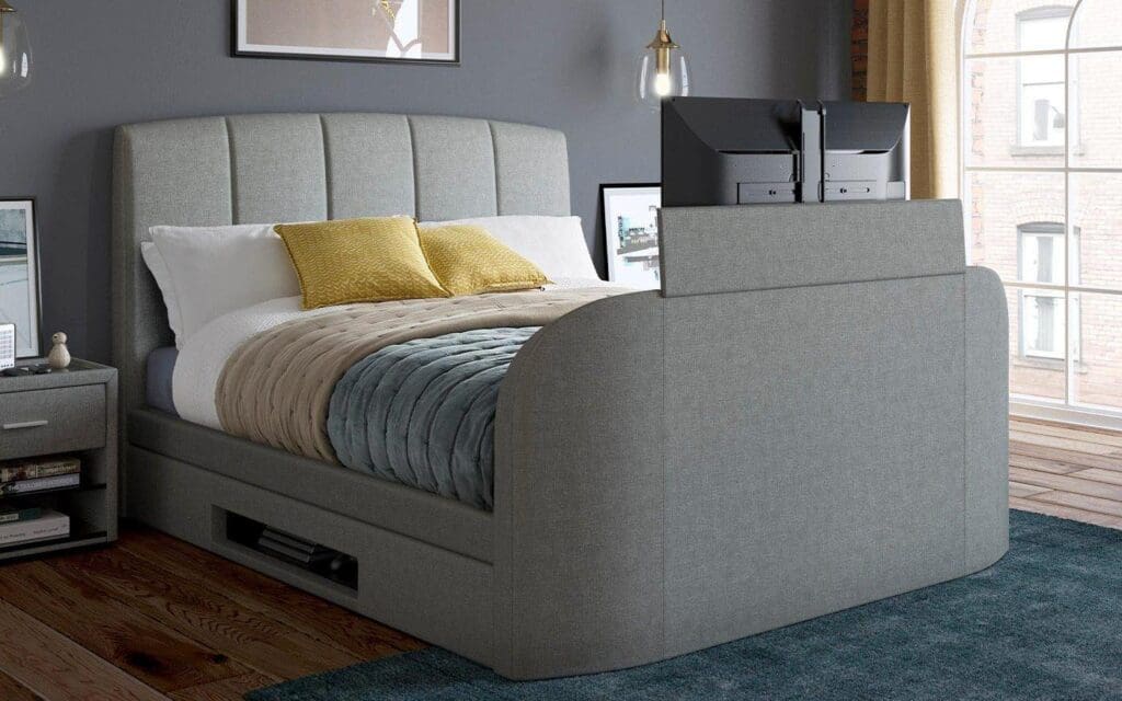 Seoul Upholstered TV Bed