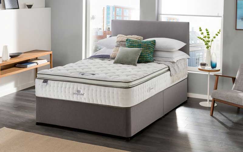 Silentnight mirapocket 1000 hotsell geltex pillow top mattress