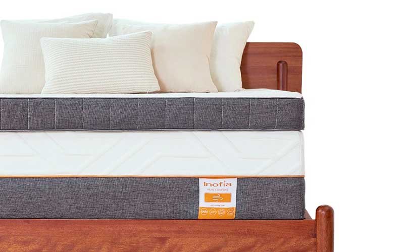 Inofia Memory Foam Mattress Topper with Cover