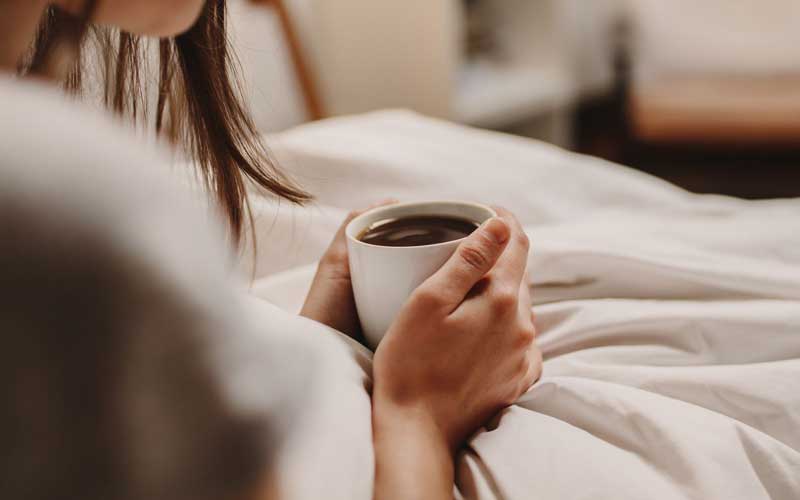 How does caffeine affect sleep?