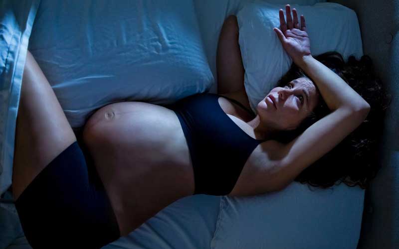 What are the possible sleep problems during pregnancy?