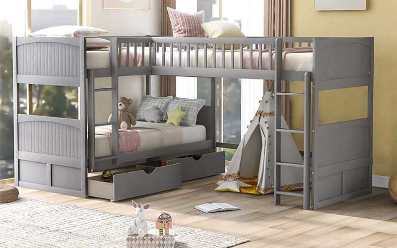 How tall are bunk beds?