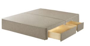 Harrison Spinks Premium Divan Base - Empire Natural, 2 + 2 Continental Drawers, Super King