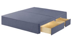 Harrison Spinks Premium Divan Base - Empire Denim, 2 + 2 Continental Drawers, Super King
