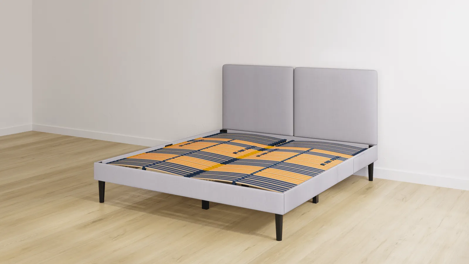 Emma Premium Signature Bed 180x200 - Dark Gray - Tufted Headboard