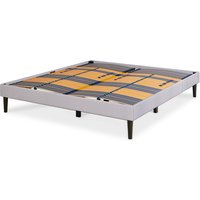 Emma Premium Signature Bed 150x200 - Light Gray - No headboard